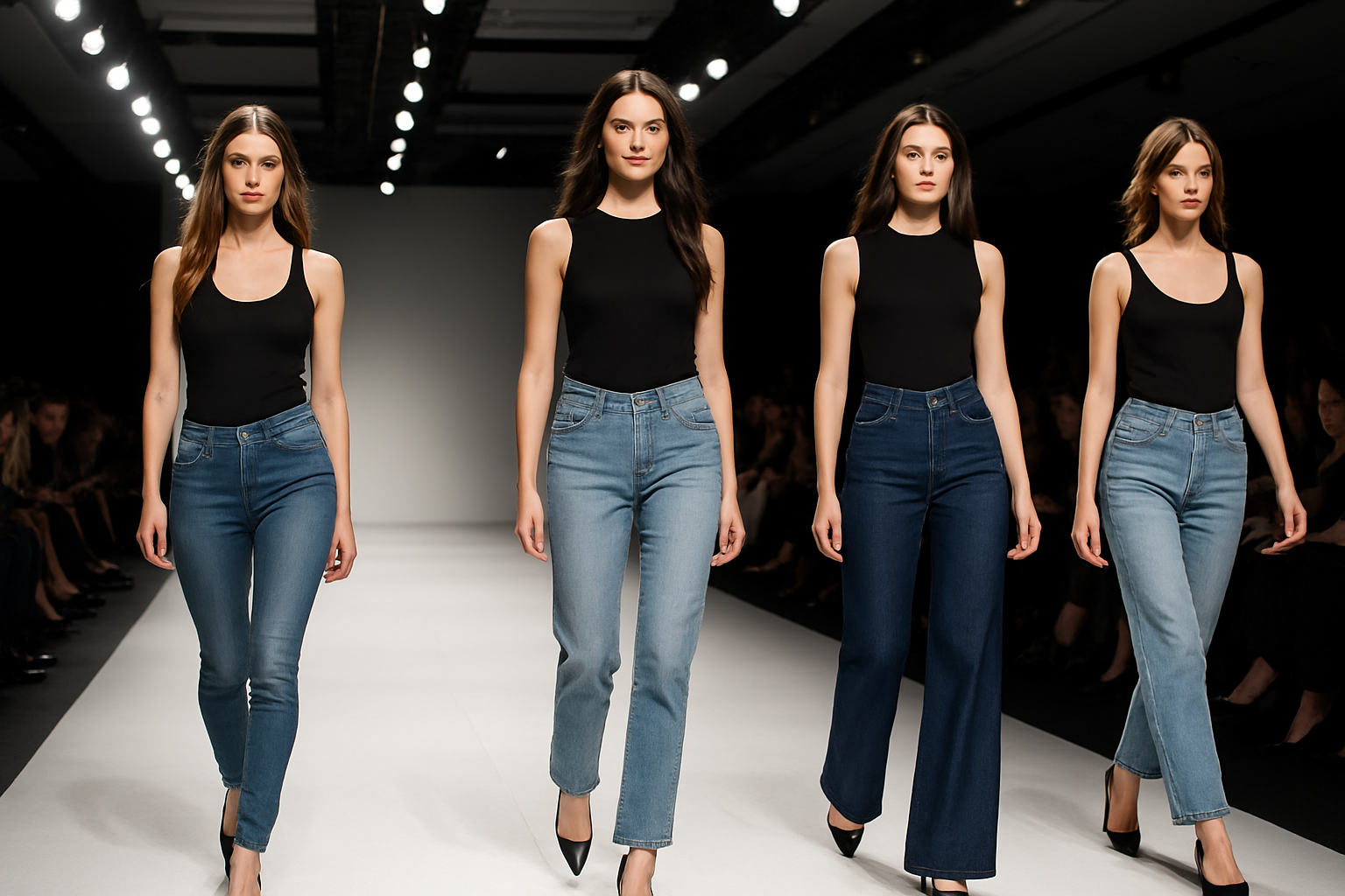 girls jeans show