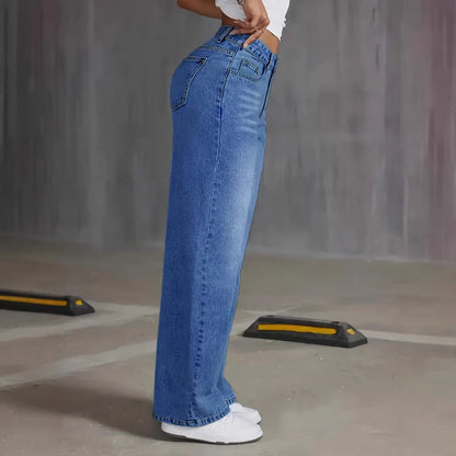 Cross-border Foreign Trade Independent Station Amazon European And American Women Wash Water Denim Trousers